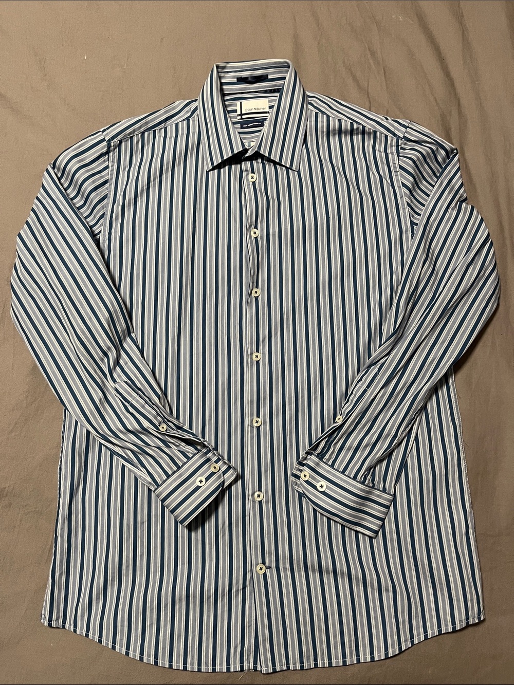 Oskar Makinen Striped Dress Shirt 👔